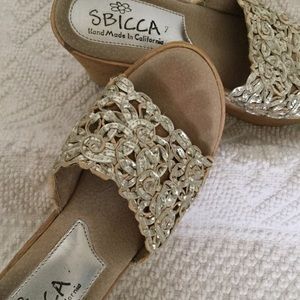 Sbicca Wedges Silver